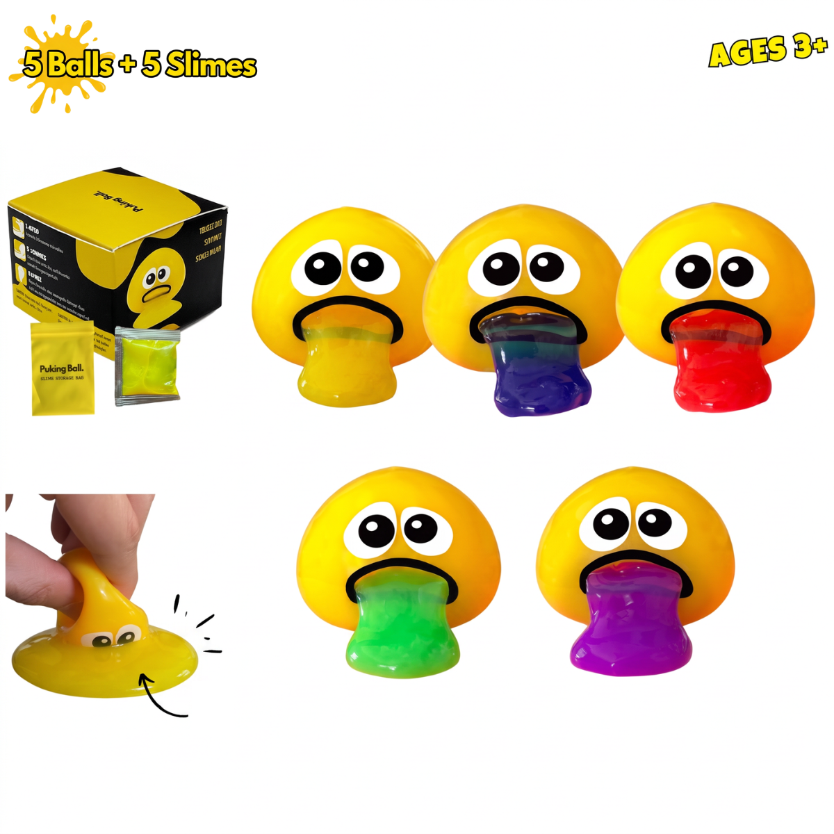 Puking Ball® – The Original Slime Squishy Toy